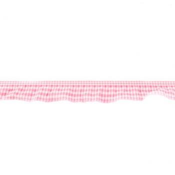 Elastisches Karorüschenband Rosa 2cm Breite